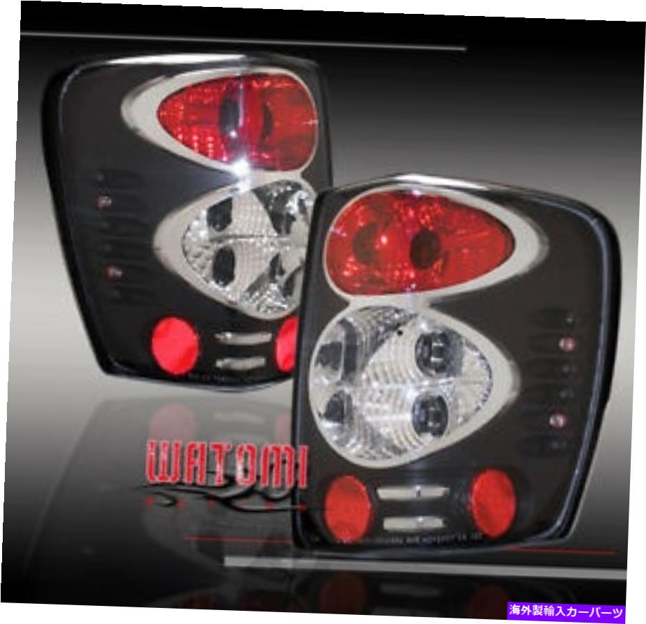 USテールライト 1999-2004ジープグランドチェロキーテールブレーキライトリアランプブラック FOR 1999-2004 JEEP GRAND CHEROKEE TAIL BRAKE LIGHTS REAR LAMPS BLACK【並行輸入品】