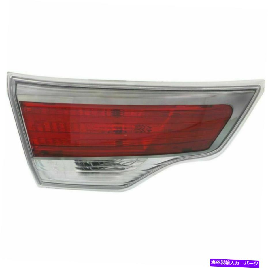 USテールライト 14-16トヨタハイランダーカーバ運転側のTO2802115Cテールライト TO2802115C Tail Light for 14-16 Toyota Highlander CAPA Driver Side, Inner【並行輸入品】
