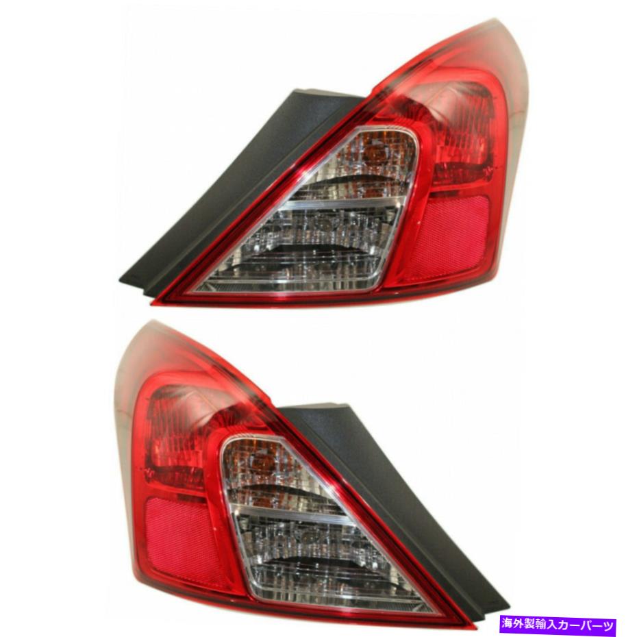 USテールライト 2012年 - 2018年 - 日産逆テールライトペアサイド Fits 2012 - 2018 - NISSAN VERSA Tail Light Pair Side【並行輸入品】