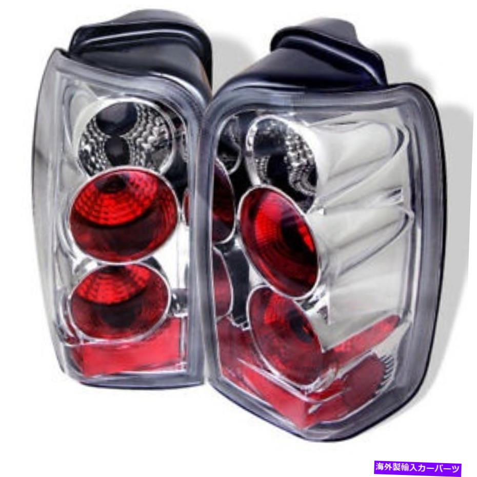 USテールライト トヨタ96-02 4ランナークロームユーロスタイルリアテールライトランプベースリミテッドSR5 Toyota 96-02 4 Runner Chrome Euro Style Rear Tail Lights Lamp Base Limited SR5【並行輸入品】