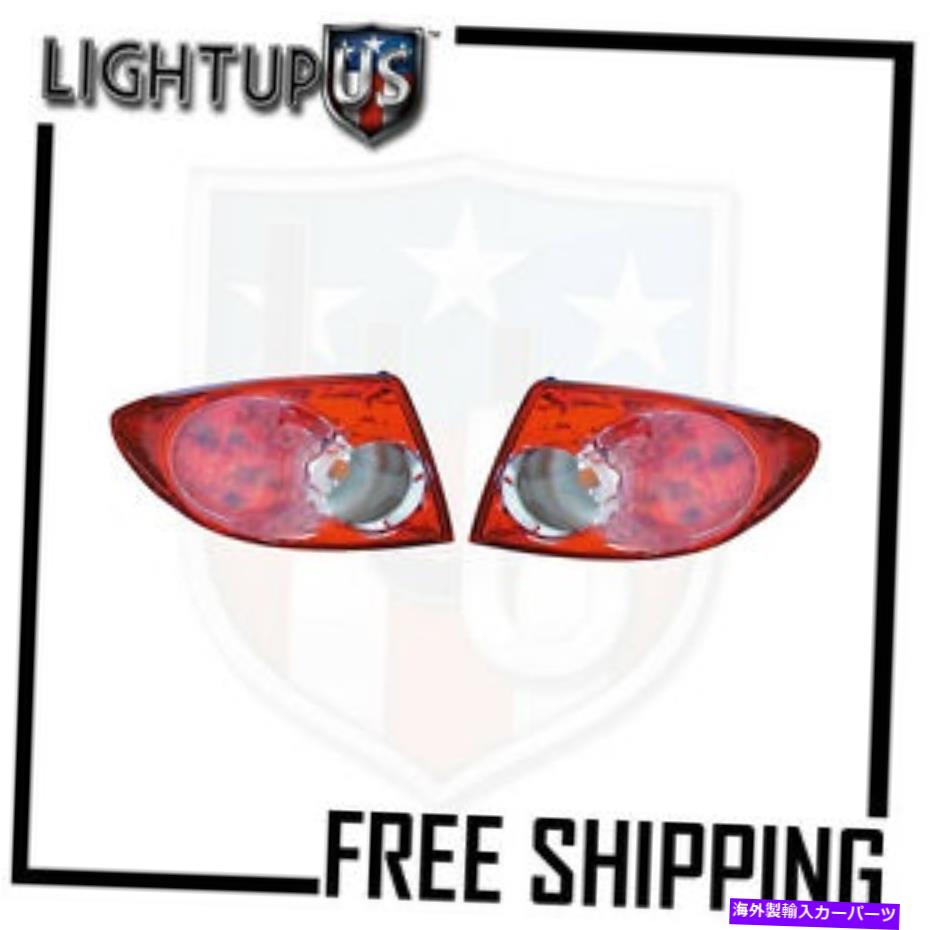USテールライト フィット03-05マツダ6 4Dテールライト/ランプペア（左右セット） Fits 03-05 MAZDA 6 4D TAIL LIGHT/LAMP Pair (Left and Right Set)【並行輸入品】