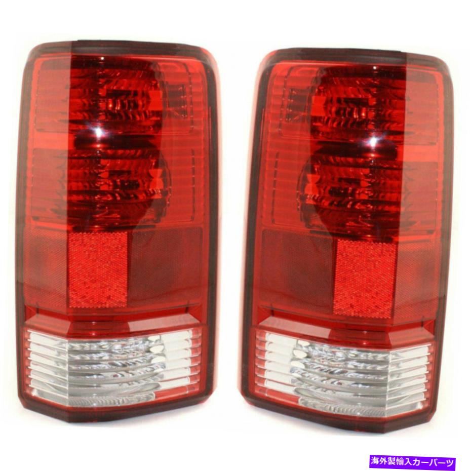 USテールライト Dodge Nitro Tail Light 2007 08 09 10 2011ペアドライバーと助手席側 Fits Dodge Nitro Tail Light 2007 08 09 10 2011 Pair Driver and Passenger Side【並行輸入品】