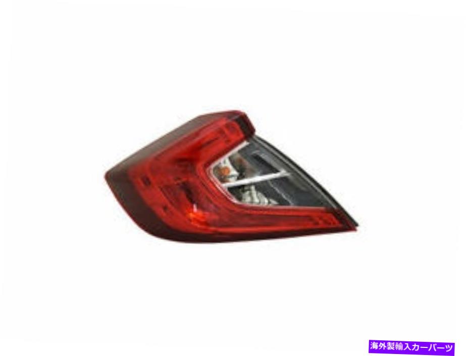 USテールライト 左 - 運転手の側テールライトアセンブリはホンダシビック2016-2020 69ZDHRフィット Left - Driver Side Tail Light Assembly fits Honda Civic 2016-2020 69ZDHR【並行輸入品】 40,385円
