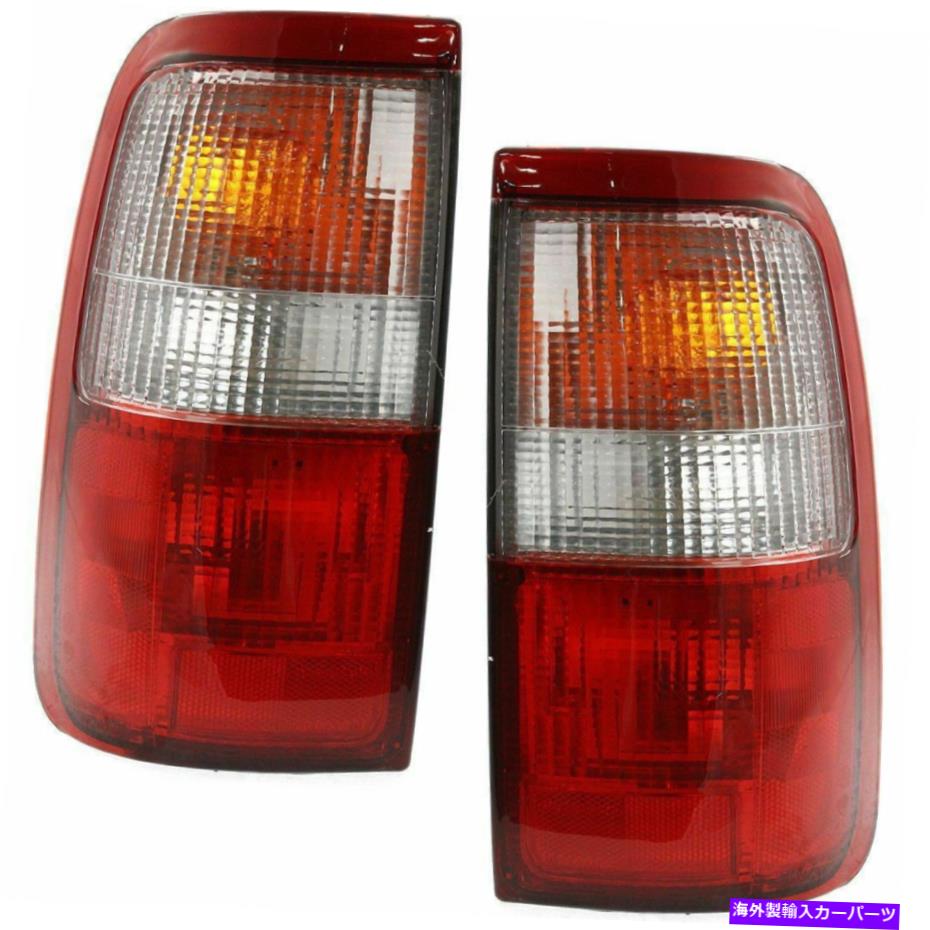 USテールライト 新しいテールライトレンズとハウジングセットの2 LH&RHサイドフィット93-1998トヨタT100 NEW TAIL LIGHT LENS AND HOUSING SET OF 2 LH & RH SIDE FITS 93-1998 TOYOTA T100【並行輸入品】
