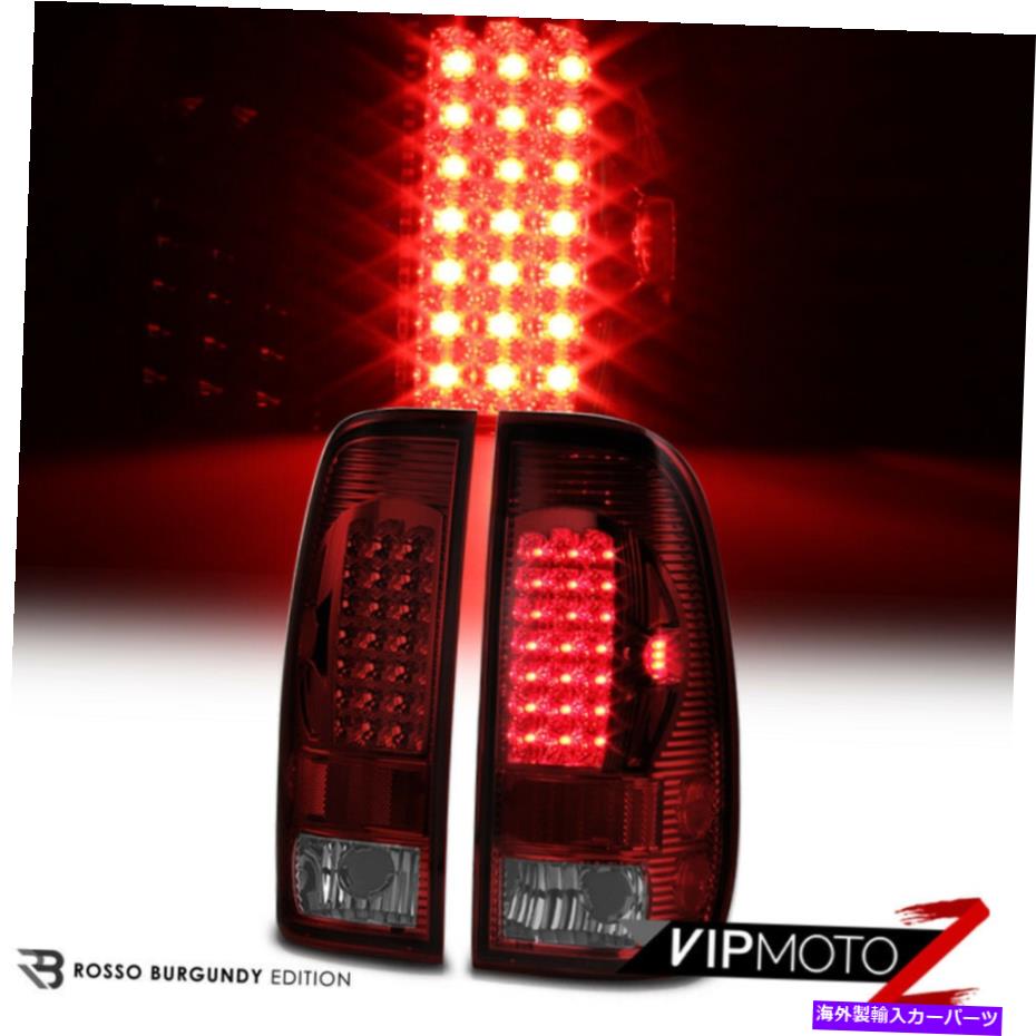 【楽天市場】USテールライト 97-03 F150 / F250スタイルサイドスモークレッドLEDテールライトブレーキシグナルランプアセンブリ ...