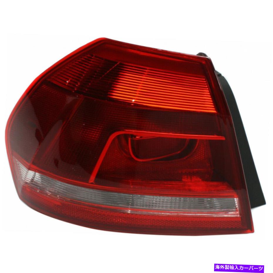 USテールライト VW2804108フィット2012-2015フォルクスワーゲンパッセットドライバーサイドアウターテールライトドット VW2804108 Fits 2012-2015 Volkswagen Passat Driver Side Outer Tail Light DOT【並行輸入品】｜Us Custom Parts Shop USDM
