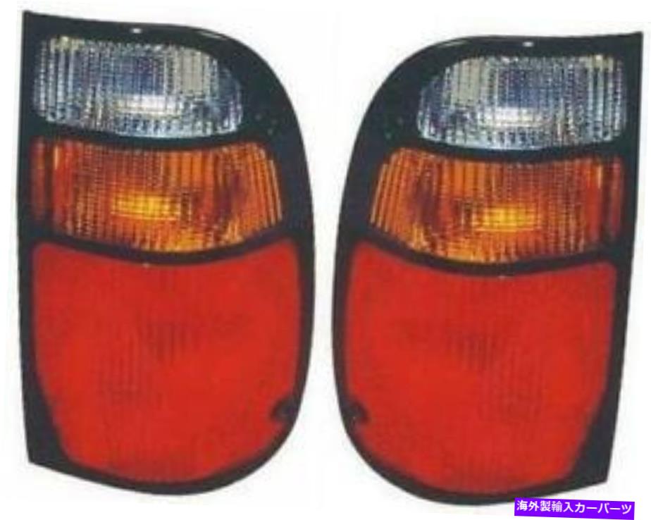 USテールライト サイド/ペアフィット1994 - 2000マツダB2500リアテールライトアセンブリの交換 SIDE/PAIR fits 1994 - 2000 Mazda B2500 Rear Tail Light Assembly Replacement【並行輸入品】