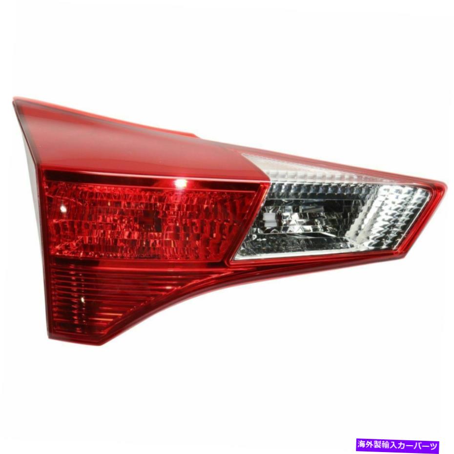 USテールライト 2013年から15年のハロゲンテールライトTOYOTA RAV4日本ビルド左インナーレンズカーパ Halogen Tail Light For 2013-15 Toyota RAV4 Japan Built Left Inner Red Lens CAPA【並行輸入品】