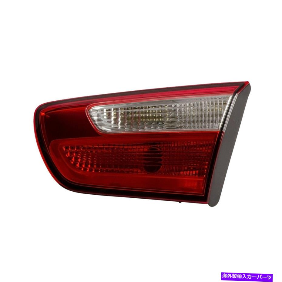 USテールライト Kia Rio 12-17 Sherman Passenter Side Inner Inner Inter Light用 For Kia Rio 12-17 Sherman Passenger Side Inner Replacement Tail Light【並行輸入品】