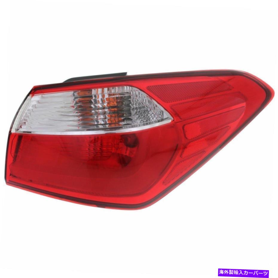 USテールライト Forte Sedan 2014 2015年後のテールライト右助手席側のためのP.FITS P.FITS FOR FORTE SEDAN 2014 2015 2016 REAR TAIL LIGHT RIGHT PASSENGER SIDE【並行輸入品】