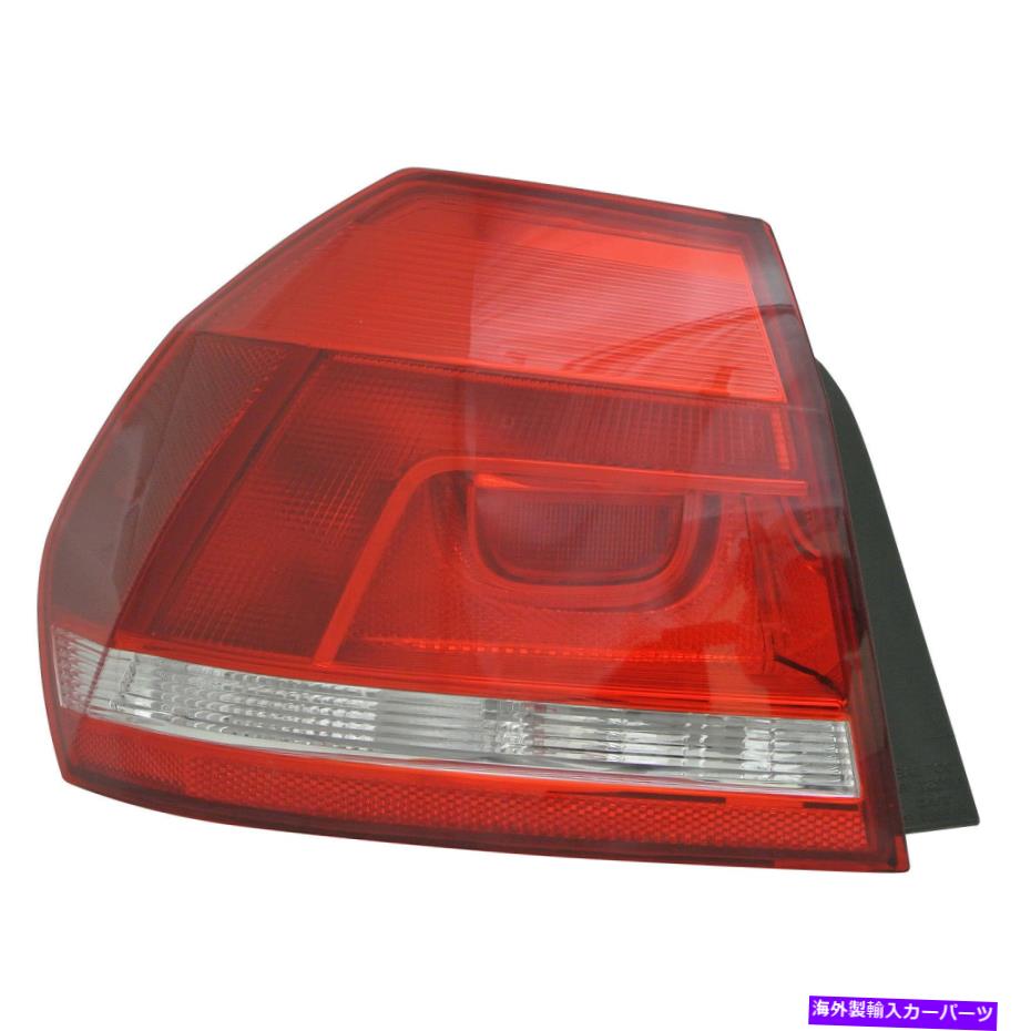 USテールライト 2012-2015 Volkswagen Passat 2013 2014 Tycのための左外側テールライトアセンブリ Left Outer Tail Light Assembly For 2012-2015 Volkswagen Passat 2013 2014 TYC【並行輸入品】