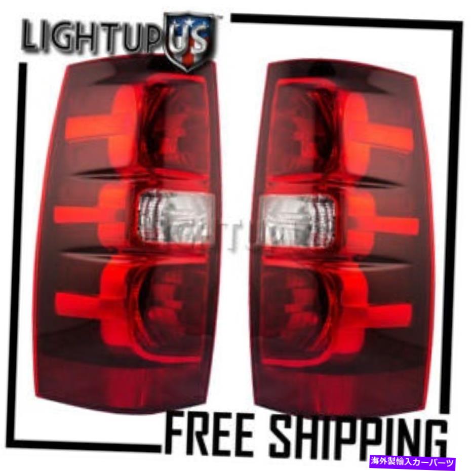 USテールライト 2007-2014シボレータホ郊外左右ペアリアブレーキテールライト 2007-2014 CHEVROLET TAHOE SUBURBAN Left Right Pair Rear Brake Tail Lights【並行輸入品】