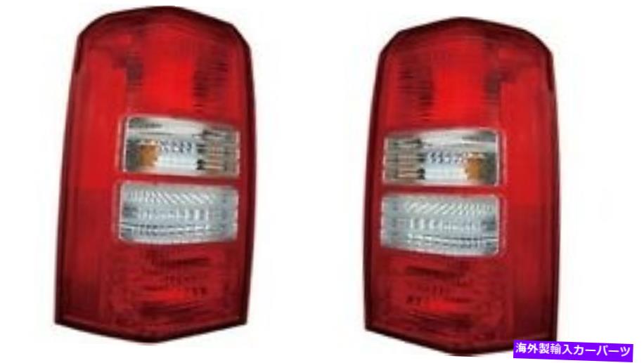 USテールライト 新しいTaillight Taillampペアセットフィット07 Patriot逆バックブレーキテール NEW Taillight Taillamp Pair Set Fits 07 PATRIOT Reverse Back Brake Tail【並行輸入品】