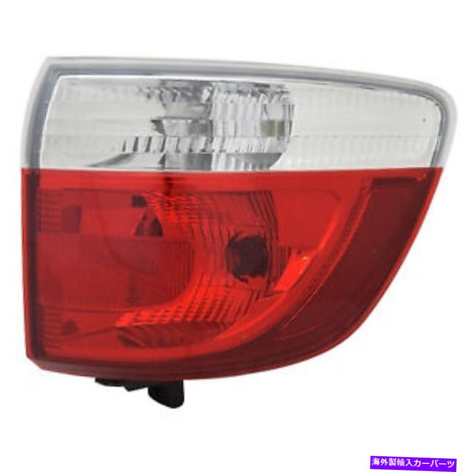 USテールライト 新しいアフターマーケットの助手席側アウターテールライトアセンブリ55079136AG CAPA New Aftermarket Passenger Side Outer Tail Light Assembly 55079136AG CAPA【並行輸入品】