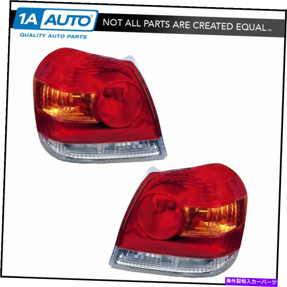 USテールライト 後部ブレーキライトTaillight Taillampランプペアセットキット03-05トヨタエコー Rear Brake Light Taillight Taillamp Lamp Pair Set Kit for 03-05 Toyota Echo【並行輸入品】