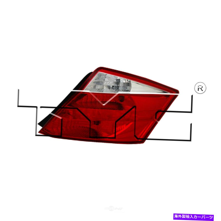 USテールライト テールライトアセンブリ - レギュラー左TYC 11-6252-00フィット08-10ホンダアコード Tail Light Assembly-Regular Left TYC 11-6252-00 fits 08-10 Honda Accord【並行輸入品】 40,385円