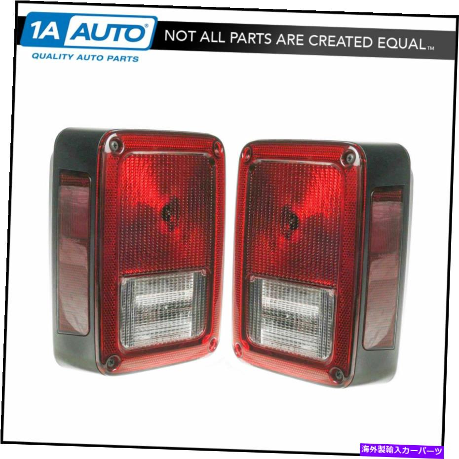 USテールライト TaillightsテールランプリアブレーキライトLH＆RHペアセット07~18ジープラングラー Taillights Tail Lamps Rear Brake Light LH & RH Pair Set for 07-18 Jeep Wrangler【並行輸入品】