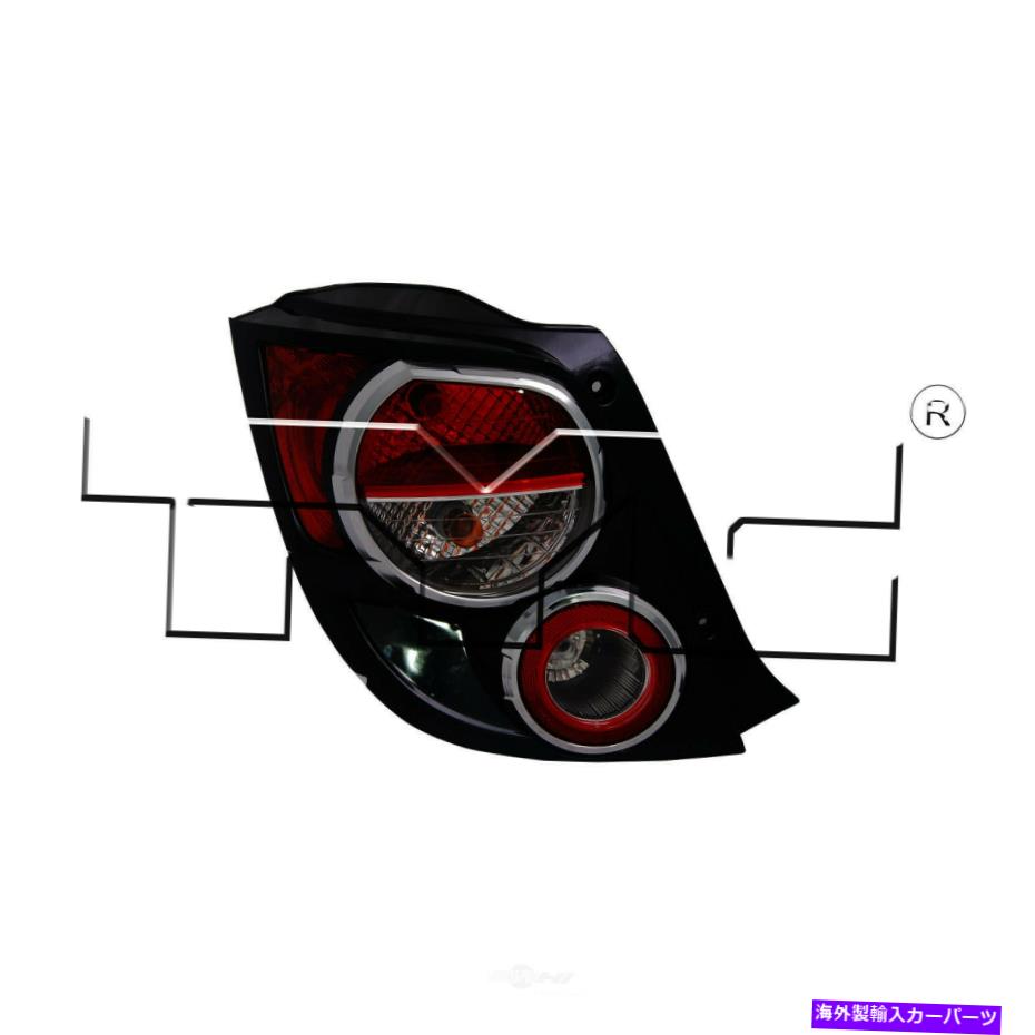 USテールライト テールライトアセンブリ - 通常の左TYC 11-6418-00フィット12-16シボレーソニック Tail Light Assembly-Regular Left TYC 11-6418-00 fits 12-16 Chevrolet Sonic【並行輸入品】