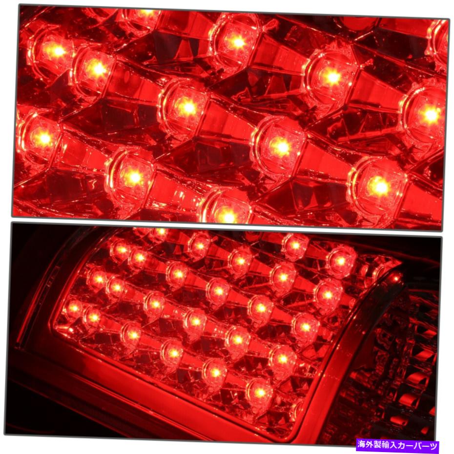 USテールライト 03-07 Silverado / GMCシエラクロームクリアレンズハウジングLEDブレーキテールライト FOR 03-07 SILVERADO/GMC SIERRA CHROME CLEAR LENS HOUSING LED BRAKE TAIL LIGHTS【並行輸入品】