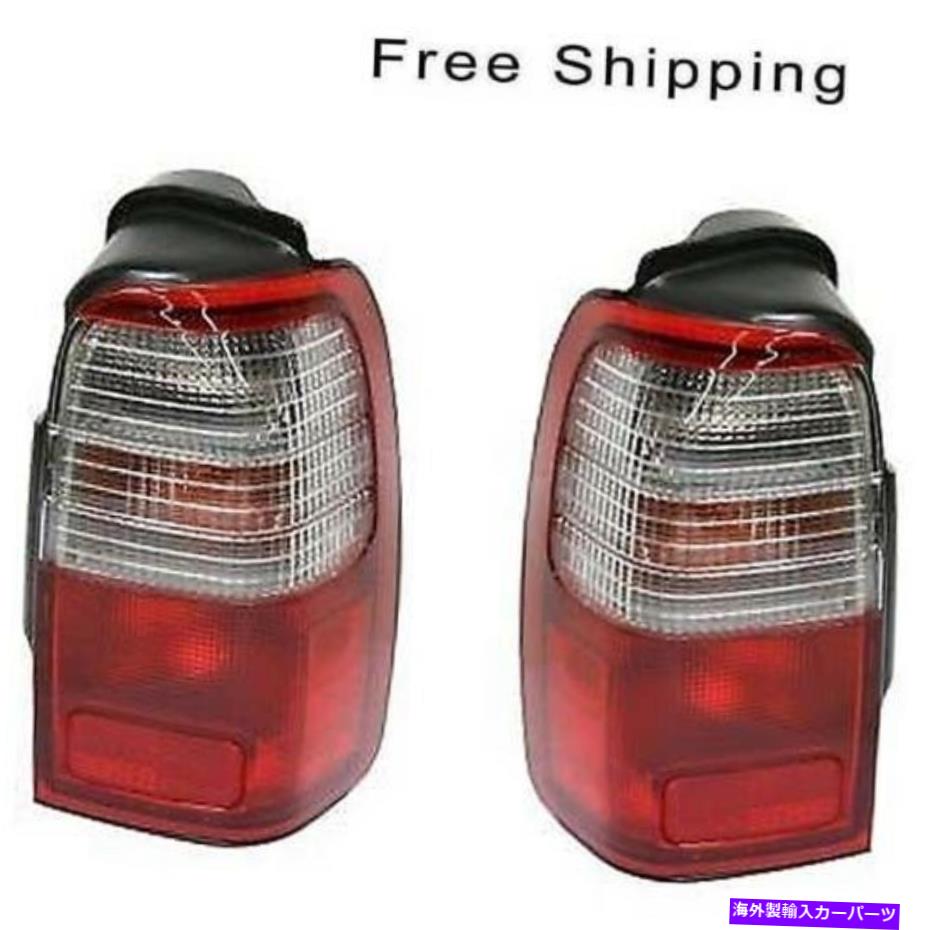 USテールライト テールランプアセンブリ2ペアLH＆RHサイドフィットトヨタ4RUNNER 1997-2000 Tail Lamp Assembly Set of 2 Pair LH & RH Side Fits Toyota 4Runner 1997-2000【並行輸入品】