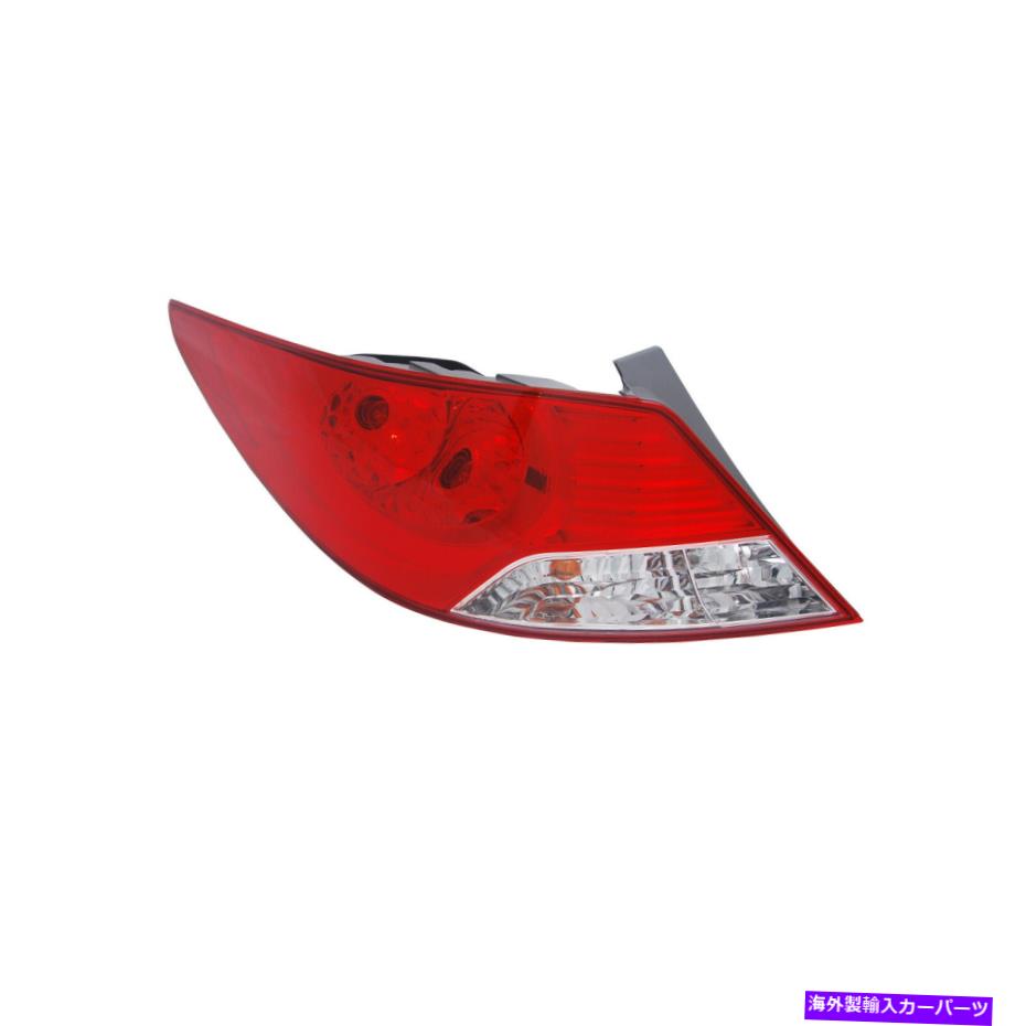 USテールライト テールライトアセンブリ - 通常の左TYC 11-11942-00フィット12-14ヒュンダイアクセント Tail Light Assembly-Regular Left TYC 11-11942-00 fits 12-14 Hyundai Accent【並行輸入品】