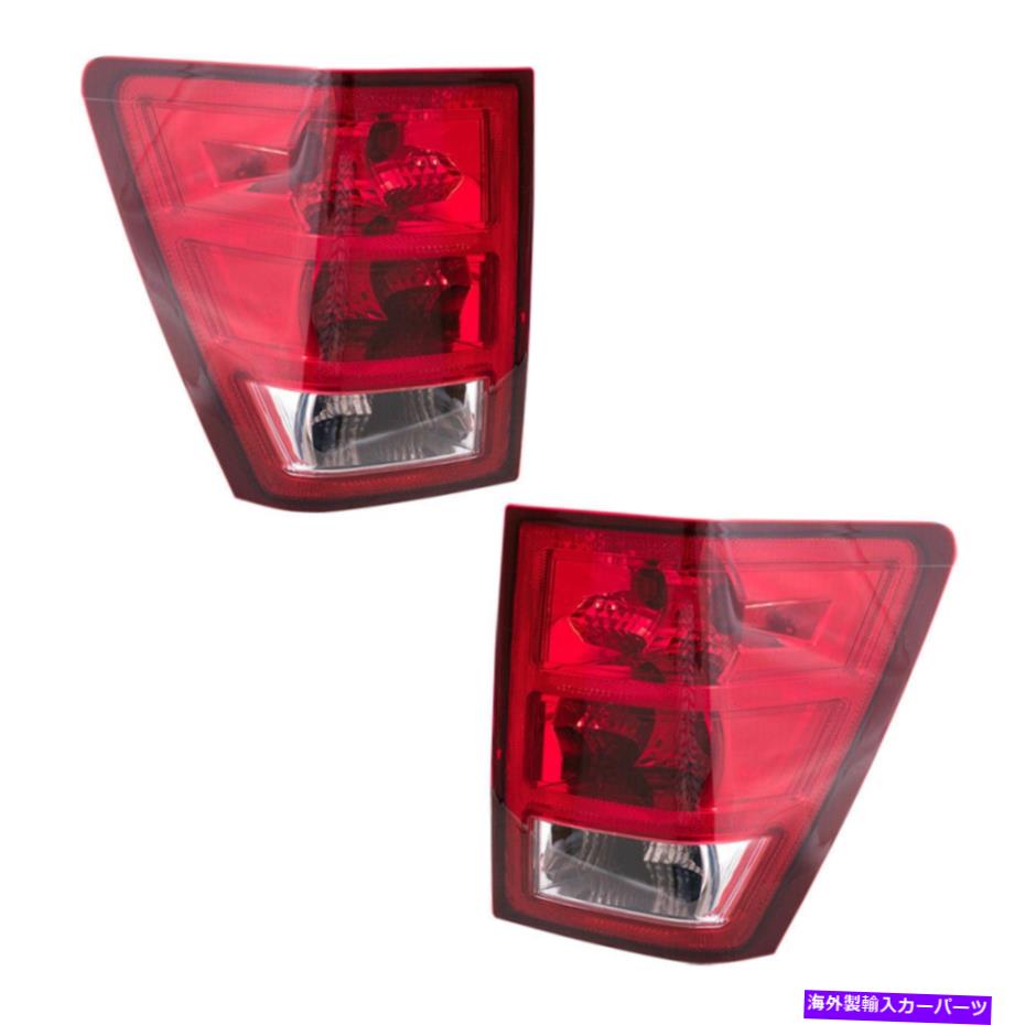 USテールライト ペアテールライトフィット05-06ジープグランドチェロキーセットw /電球ソケット&配線 Pair Tail Lights fit 05-06 Jeep Grand Cherokee Set w/ Bulb Sockets & Wiring【並行輸入品】