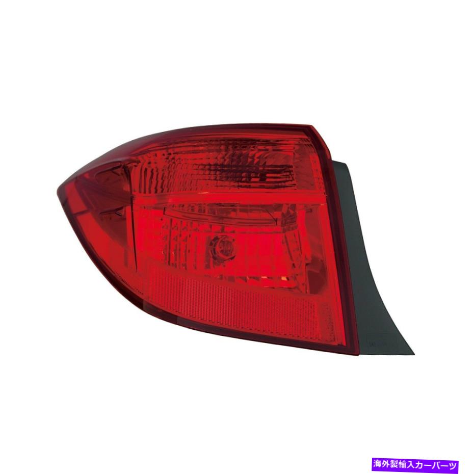 USテールライト トヨタカローラ17-19 Pacific Best Driver Side外部交換テールライト用 For Toyota Corolla 17-19 Pacific Best Driver Side Outer Replacement Tail Light【並行輸入品】