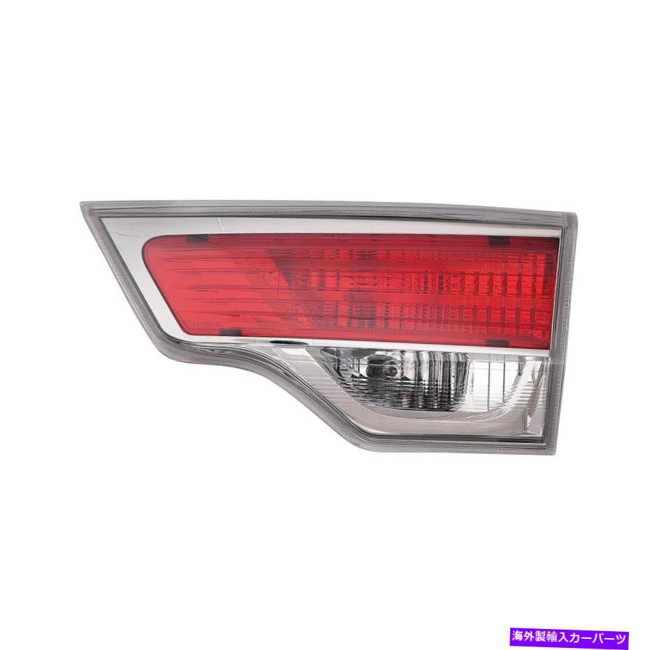 USテールライト トヨタハイランダー14-16シャーマン旅客サイドインナー交換テールライト用 For Toyota Highlander 14-16 Sherman Passenger Side Inner Replacement Tail Light【並行輸入品】