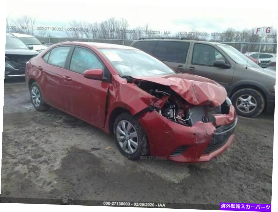 USテールライト 乗客テールライトクォーターパネルマウントフィット14-16カローラ1716160 Passenger Tail Light Quarter Panel Mounted Fits 14-16 COROLLA 1716160【並行輸入品】