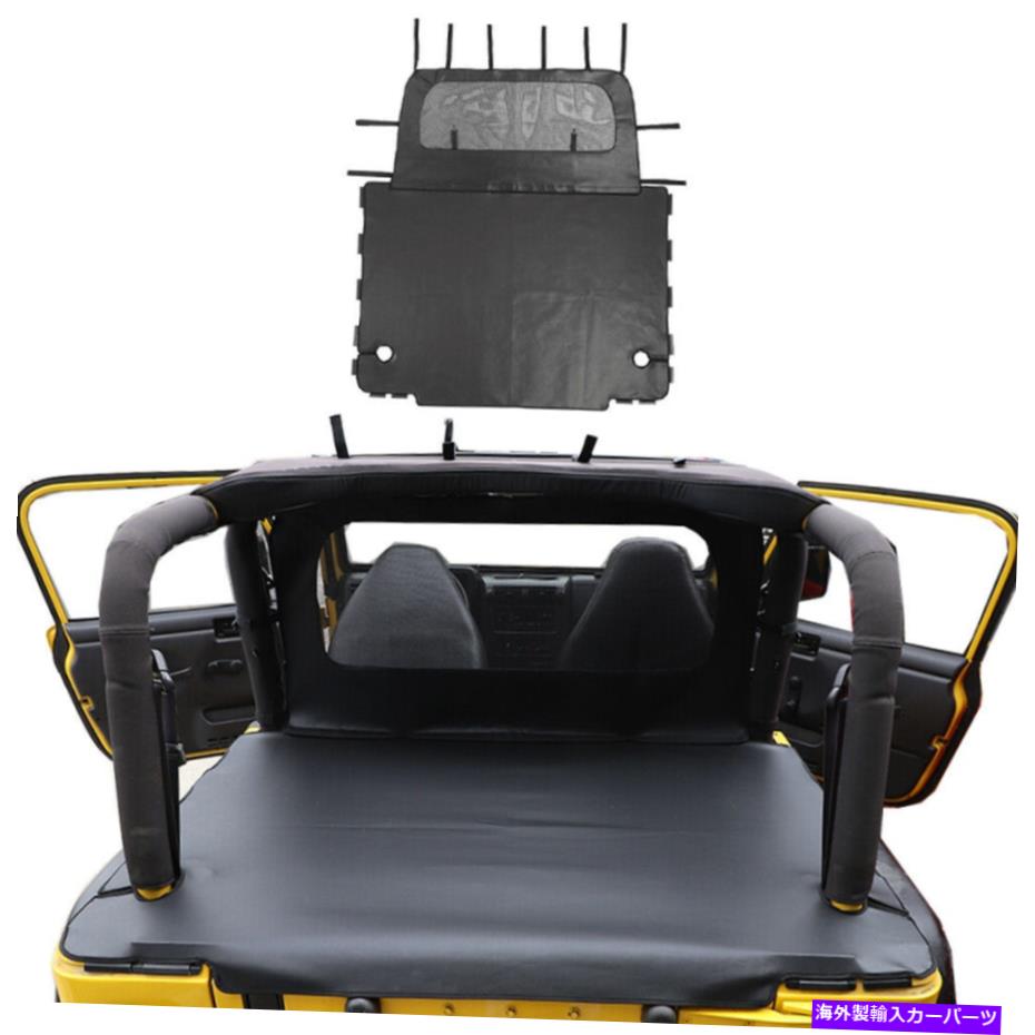 Soft Top ジープwrangler TJ 1997-06のための屋外の後部トランクの柔らかいトップビキニの隔離カバー Outdoor Rear Trunk Soft Top Bikini Isolation Cover for Jeep Wrangler TJ 1997-06【並行輸入品】|Us Custom Parts Shop USDM
