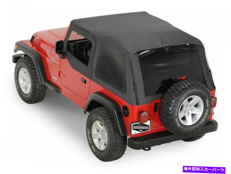 Soft Top ボウレスフレームレスファーストバックソフトトップw /着色窓1997-2006ジープラングラーTJ Bowless Frameless Fastback Soft Top w/ Tinted Window 1997-2006 Jeep Wrangler TJ【並行輸入品】|Us Custom Parts Shop USDM
