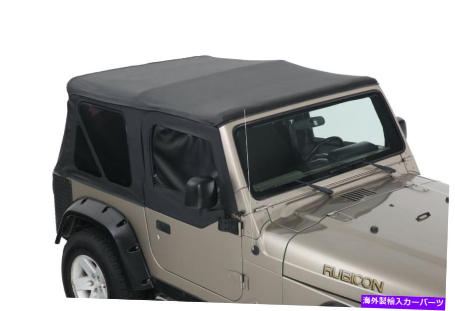 【楽天市場】Soft Top 着色されたウィンドウとアッパードアのスキンを持つジープラングラーソフトトップTJ 19972006 Jeep