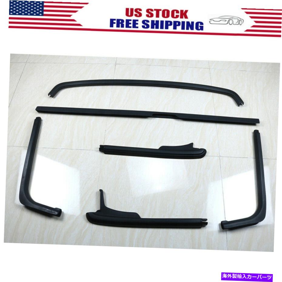 Soft Top ソフトトッププラスチックチャンネルトリムモールディングキットFor95-98スズキサイドキックジオトラッカー Soft Top Plastic Channel Trim Molding Kit For95-98 Suzuki Sidekick Geo Tracker【並行輸入品】