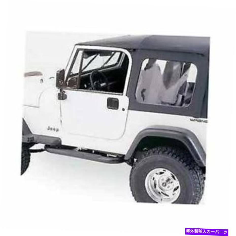 Soft Top Rampage 68035コンプリートソフトトップキットブラックダイヤモンドフィット87-95ジープCJ＆Wrangler Rampage 68035 Complete Soft Top Kit Black Diamond fits 87-95 Jeep CJ & Wrangler【並行輸入品】