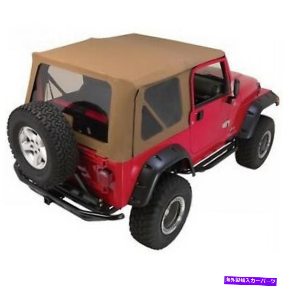 【楽天市場】Soft Top Rampage 68836完全なソフトトップキットは9706 TJ Wranglerにフィット Rampage