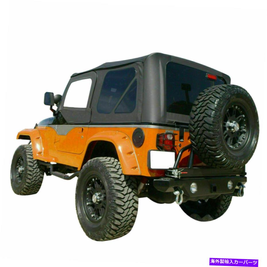 Soft Top 1997年から2006年のジープラングラーソフトトップ+アッパースキンW窓防水 For 1997-2006 Jeep Wrangler Soft Top+Upper Skins w/ 5 Windows WATERPROOF【並行輸入品】