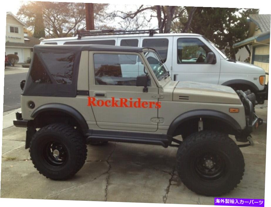 Soft Top 1988-1994スズキサムライ交換柔らかいトップブラック 1988-1994 Suzuki Samurai Replacement Soft Top Black with Tinted Windows【並行輸入品】
