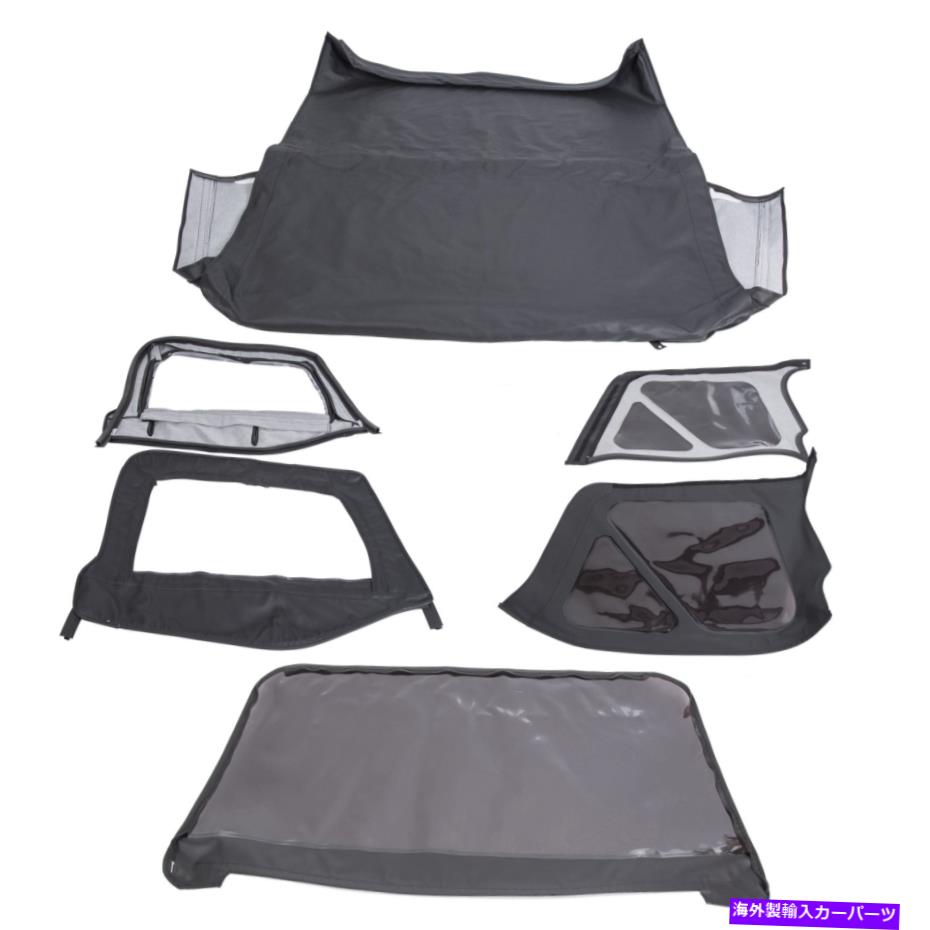 Soft Top 1997年から2006年のジープ・ルランラープレミアム交換用ソフトトップ+アッパースキン6PCS For 1997-2006 Jeep Wrangler Premium Replacement Soft Top + Upper Skins 6pcs【並行輸入品】|Us Custom Parts Shop USDM