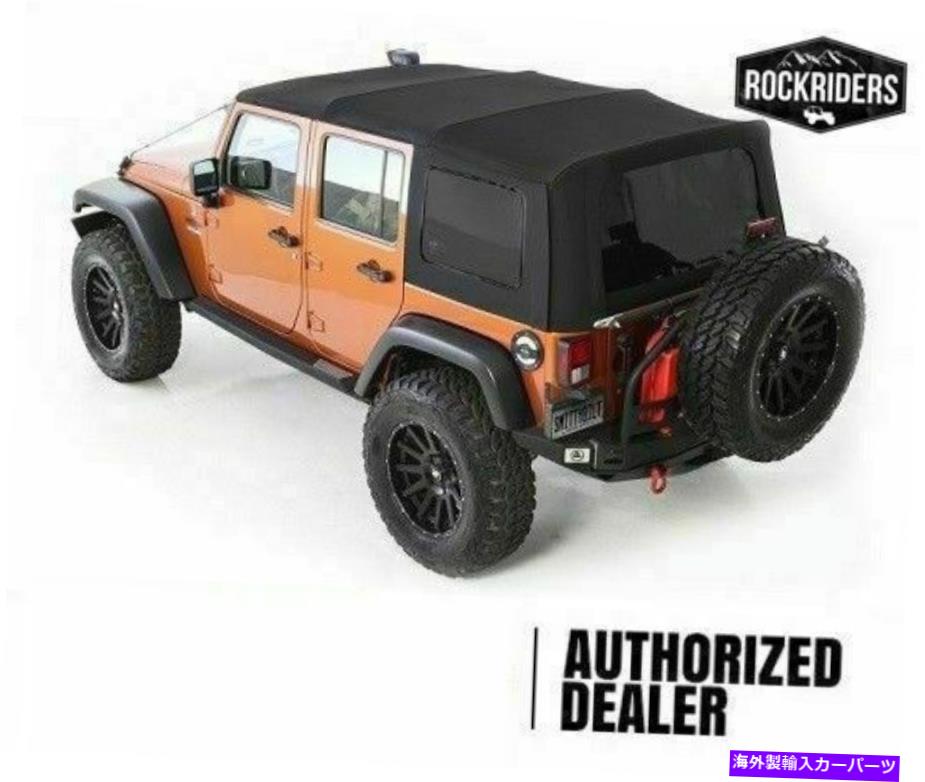 Soft Top 07-18ジープ・ラングラーJK無制限の交換用着色Windowsソフトトップ特別購入 07-18 Jeep Wrangler JK Unlimited Replacement Tinted Windows Soft Top Special Buy【並行輸入品】