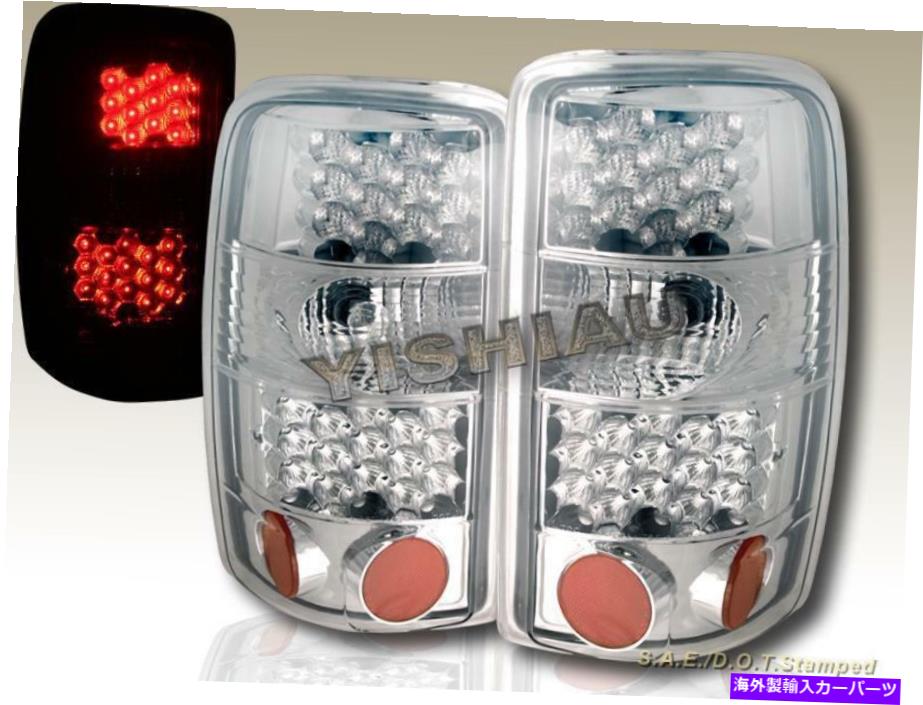 USテールライト 00-06郊外のTahoe LEDテールライトリアランプを明確に 00-06 SUBURBAN TAHOE LED TAIL LIGHTS REAR LAMPS CLEAR【並行輸入品】