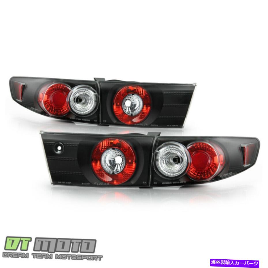 USテールライト ブラック2003-2005ホンダアコード4ドアセダンテールライトブレーキランプ左+右 For Black 2003-2005 Honda Accord 4-Door Sedan Tail Lights Brake Lamps Left+Right【並行輸入品】