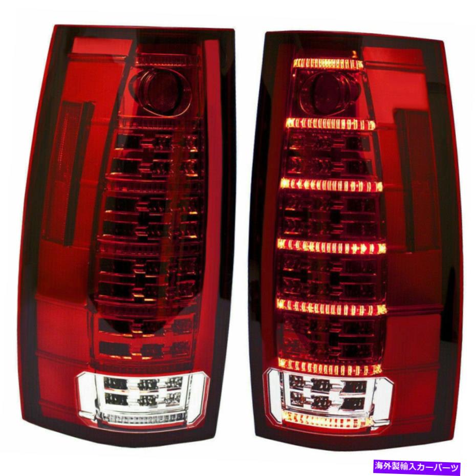 USテールライト 07-14シボレー郊外GM2800196のための新しい光ファイバLED赤いテールライトセット New Fiber Optic LED Red Tail Light Set For 07-14 Chevrolet Suburban GM2800196【並行輸入品】