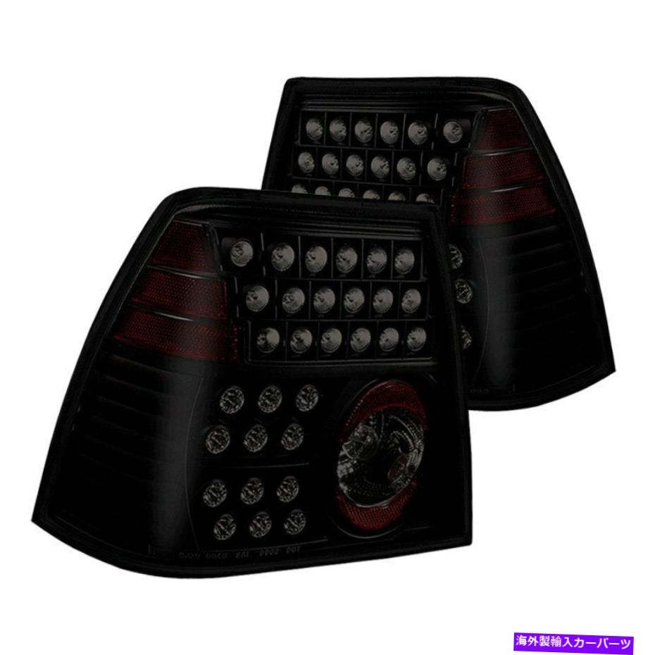 USテールライト フォームスワーゲンJetta 1999-2002ウィンジェットブラック/スモークLEDテールライト For Volkswagen Jetta 1999-2002 Winjet Black/Smoke LED Tail Lights【並行輸入品】 45,080円