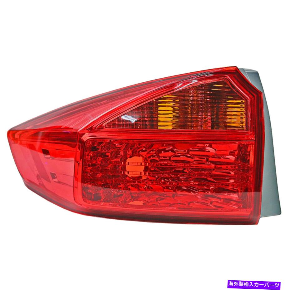 USテールライト 都市セダンGM6 2014-ONのための1倍の後の左手の外側の照明ランプ 1x Rear Left Hand Side Outer Tail Light Lamp For City Sedan GM6 2014-ON【並行輸入品】|Us Custom Parts Shop USDM