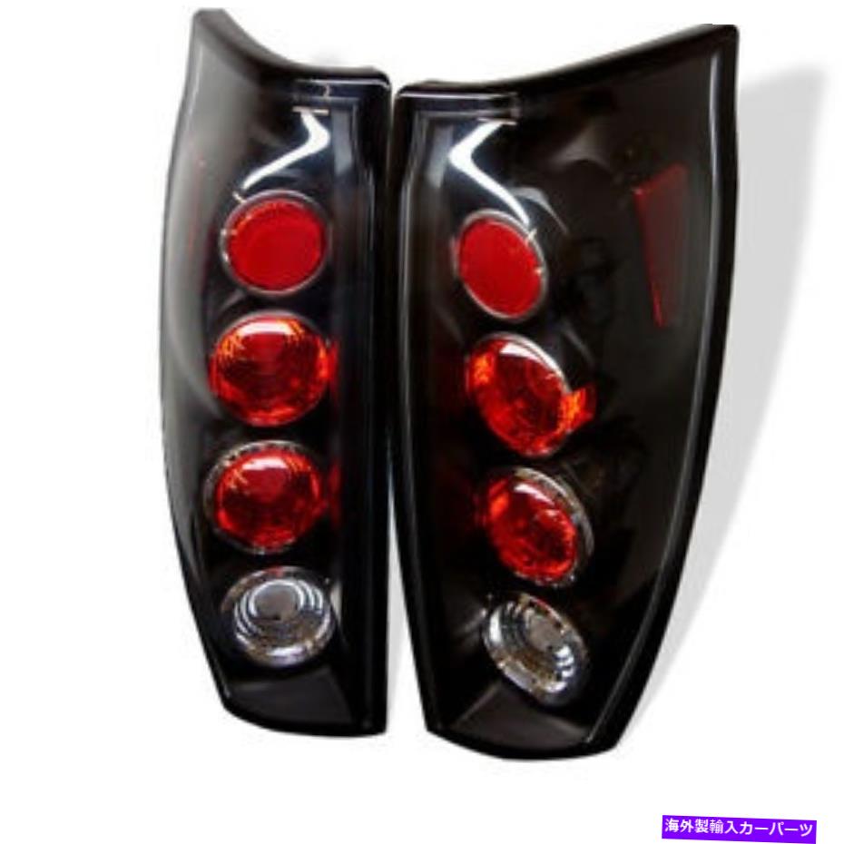 USテールライト シボレー02-06アバランシェブラックユーロスタイルリアテールライトセットブレーキランプ Chevy 02-06 Avalanche Black Euro Style Rear Tail Light Set Brake Lamp【並行輸入品】