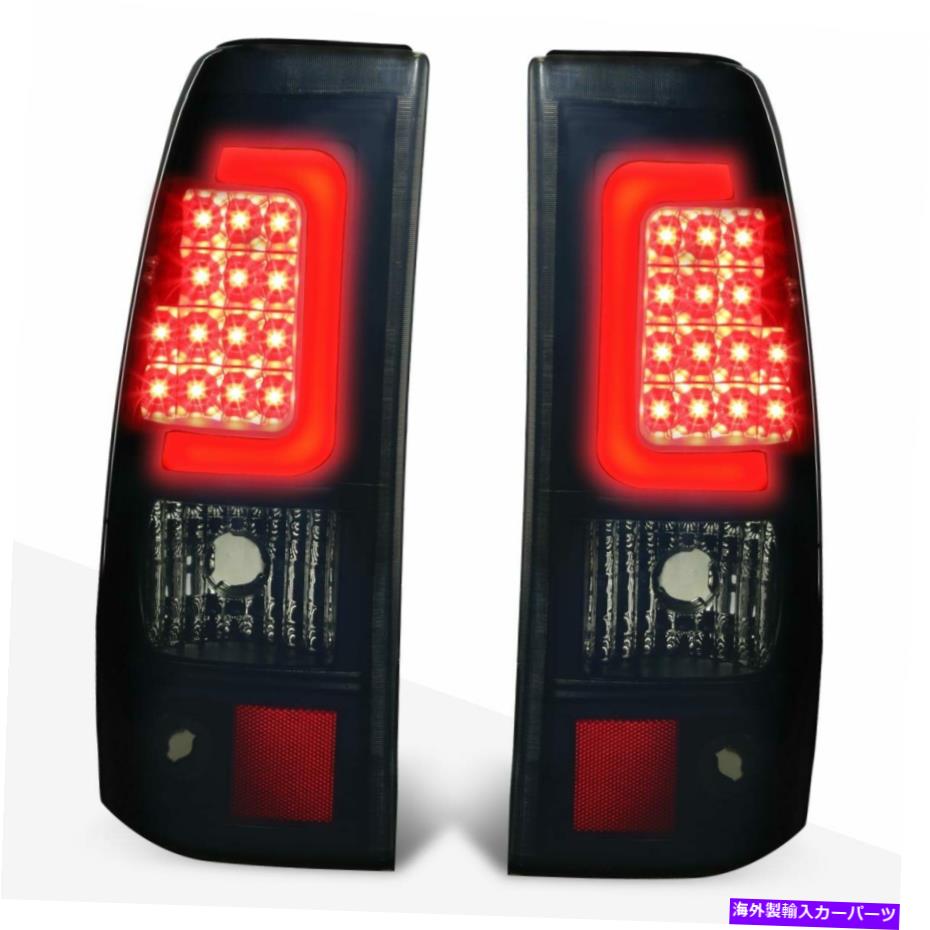USテールライト 03-07シボリーSilverado 3D LED C-BARテールライトリアブレーキ/リバースランプ着色 For 03-07 Chevy Silverado 3D LED C-Bar Tail Light Rear Brake/Reverse Lamp Tinted【並行輸入品】