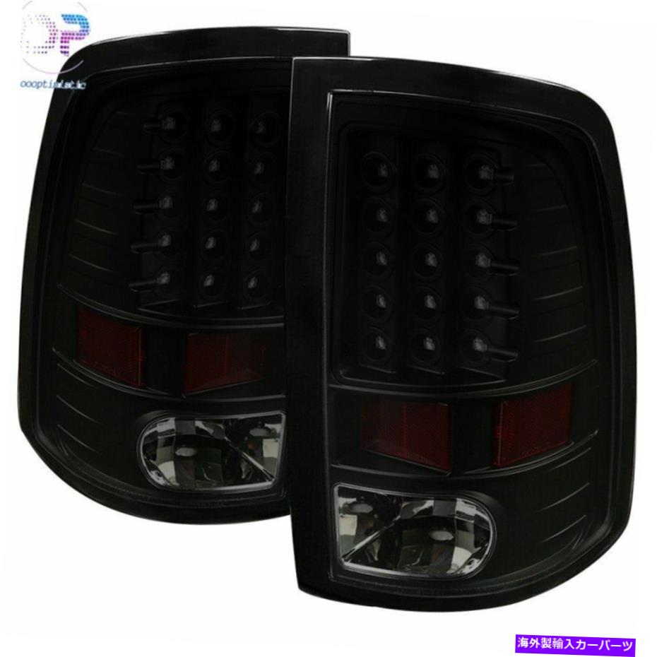 USテールライト 黒LEDテールライトブレーキリバークランプ2009 2011-2018 Dodge RAM 1500 Black LED Tail Lights Brake Reverse Lamps For 2009 2010 2011-2018 Dodge Ram 1500【並行輸入品】