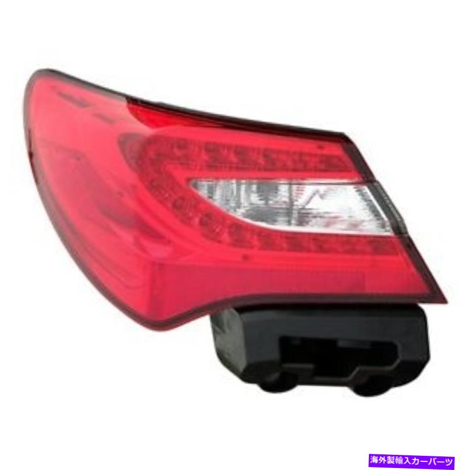 USテールライト 11-14 Chrysler 200 Sedan Driverのためのテールライト後部バックランプ Tail Light Rear Back Lamp for 11-14 Chrysler 200 Sedan Driver Left【並行輸入品】