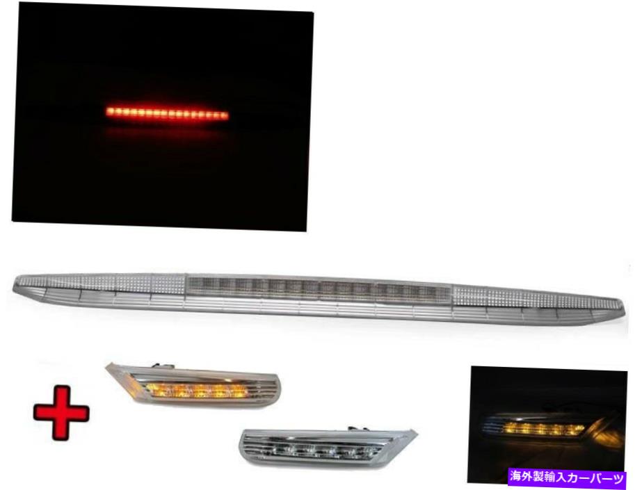 USテールライト 97-04 Porsche Boxster 986のための明確な3番目のLEDテールストップブレーキライト+サイドマーカー Clear 3rd LED Tail Stop Brake Light + Side Marker For 97-04 Porsche Boxster 986【並行輸入品】