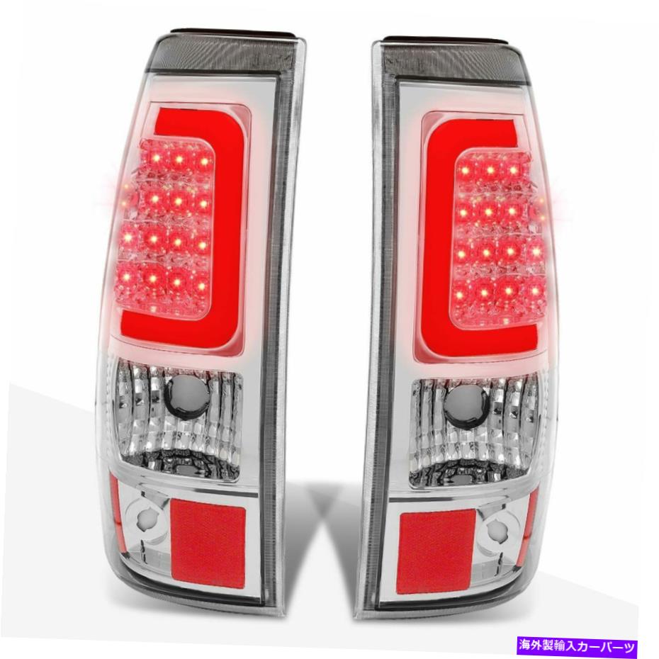 USテールライト 03-07シボリーSilverado 3D LED C-BARテールライトリアブレーキ/リバースランプクロム For 03-07 Chevy Silverado 3D LED C-Bar Tail Light Rear Brake/Reverse Lamp Chrome【並行輸入品】|Us Custom Parts Shop USDM
